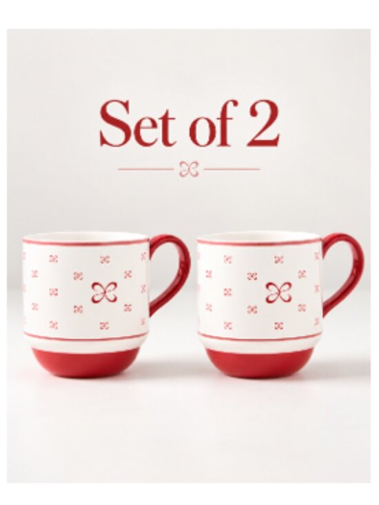 Anthropologie Other - Anthropologie Maeve Stoneware Mugs - Set of 2 - New in Box
